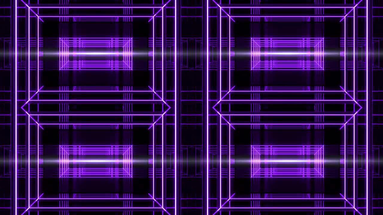 辉光紫光隧道