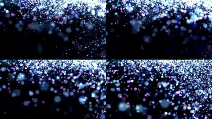 蓝色和白色宏观背景-4k分辨率