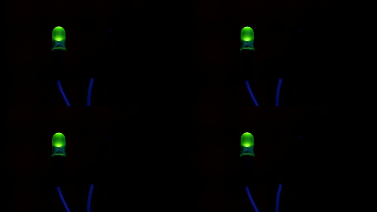 电脑前面板的发光二极管