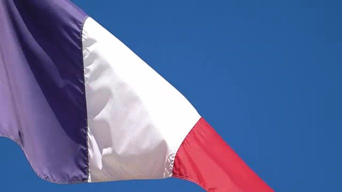 4k法国国旗视频