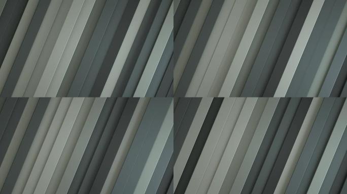 灰色斜条纹无缝循环3D渲染动画