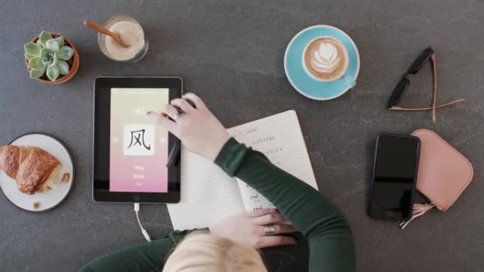 女人用外语学中文手机app