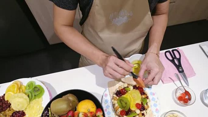特写蛋糕装饰