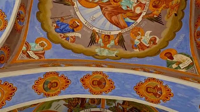 保加利亚东正教教堂天花板的平移