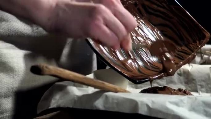 巧克力树皮制作