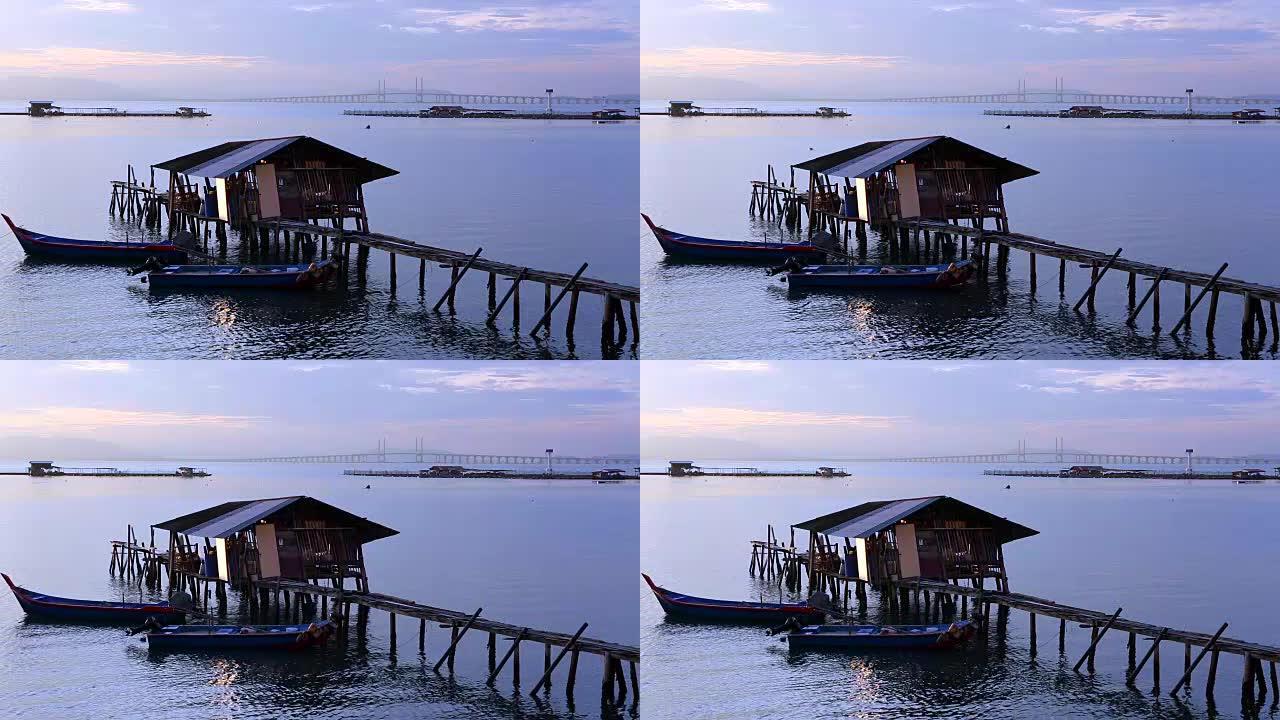 马来西亚槟城岛乔治敦码头