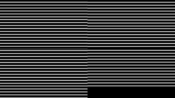 抽象黑色背景，白色水平线向上移动