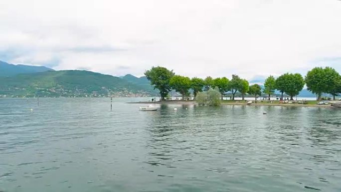 美丽的景色，马焦雷湖。