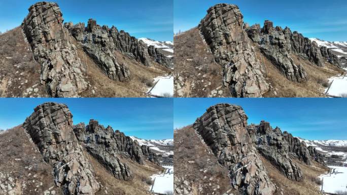 原创 兴安盟阿尔山玫瑰峰自然风光航拍