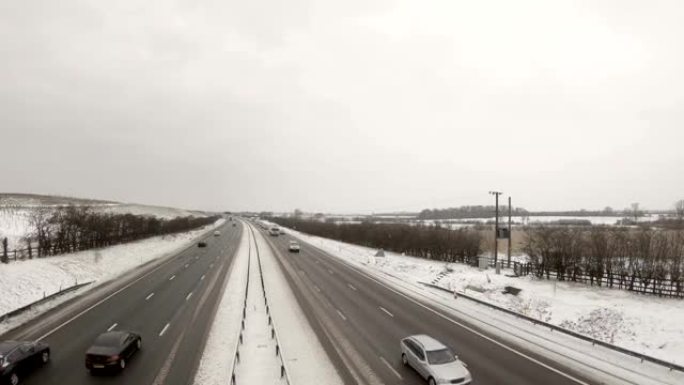 英国的冬季高速公路