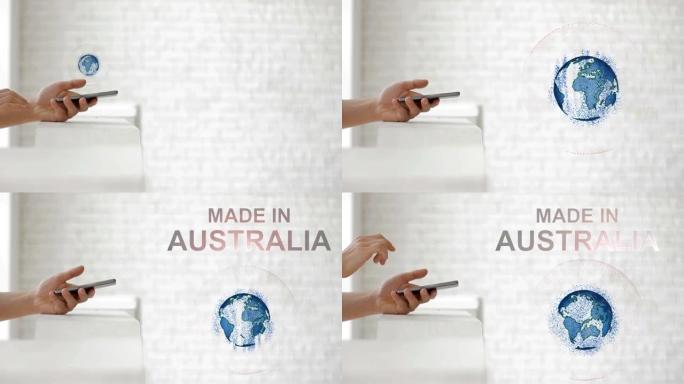 Hands发射地球全息图并在澳大利亚制造文本