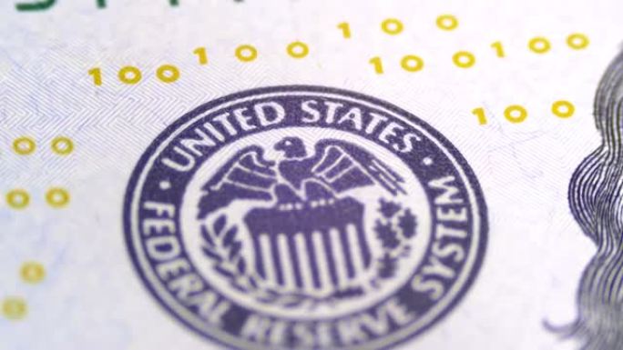 百元美钞的部分内容是关于美国的印刷方式，联邦储备系统