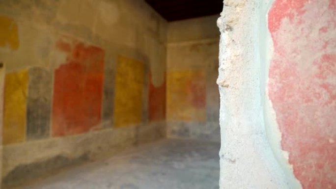 意大利庞贝城结构的裂缝墙