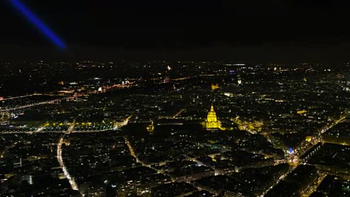 巴黎西部夜景