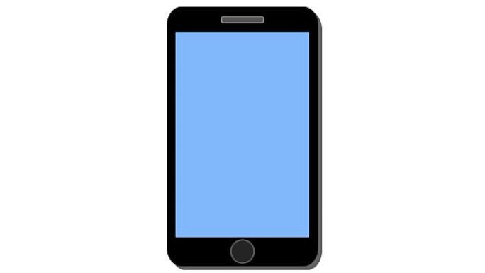 智能手机现代通信发光蓝屏