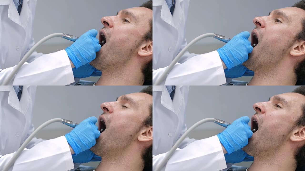 牙医用钻床治疗客户
