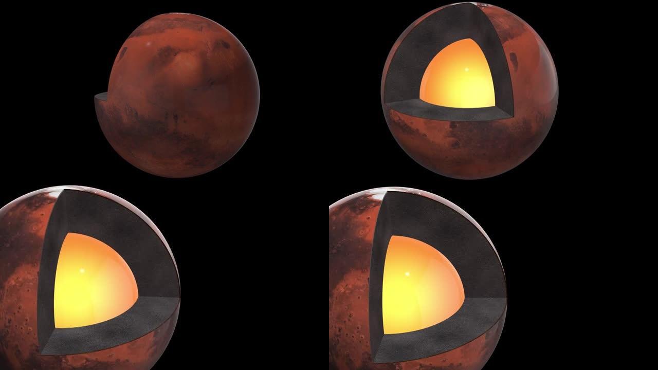 火星结构-逼真的内饰-向左
