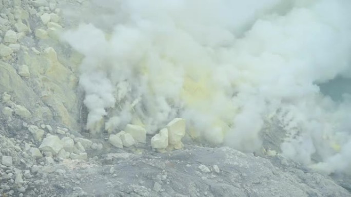 Kawah Ijen火山口地标印度尼西亚自然旅游之地