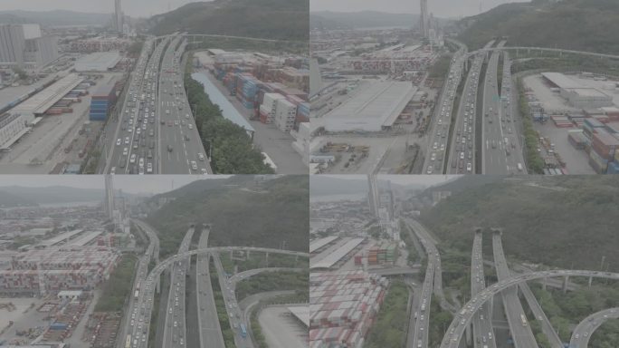 DLOG格式五一劳动节假期高速公路堵车