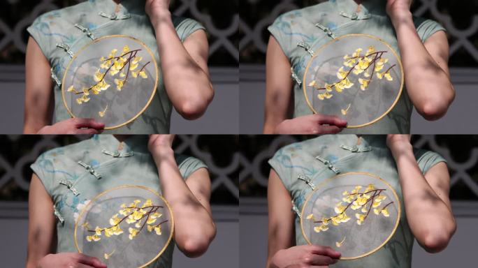 优雅气质古典旗袍女子