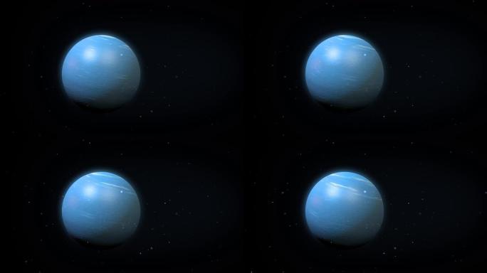 当恒星接近相机ALT时，外太空中的海王星
