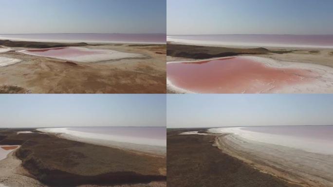 空中: 红盐湖景观