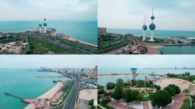 科威特城市航拍
