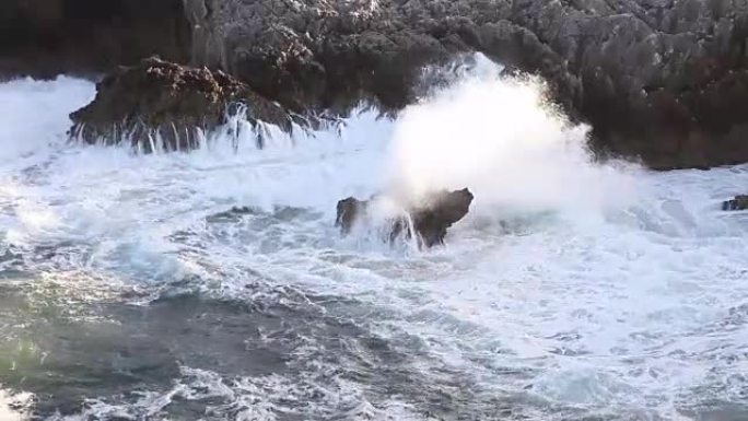 比斯开湾的海景