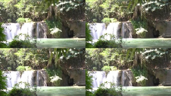 国家公园的瀑布