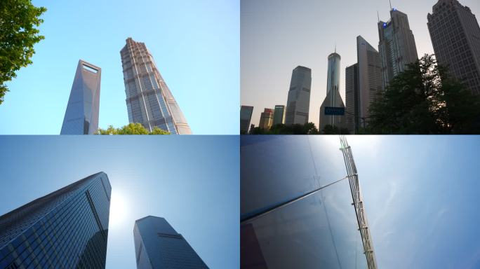 上海城市仰拍高楼大厦3