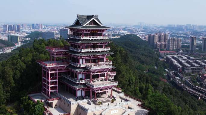 佛山南海里水展旗楼岭南建筑梦里水乡