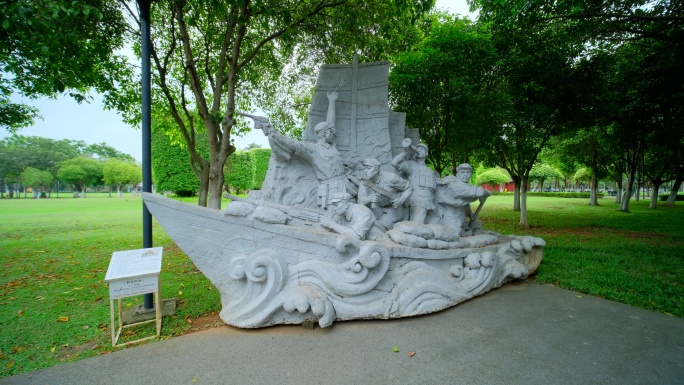 解放海南雕塑