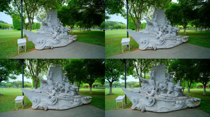 解放海南雕塑