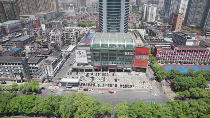 宜昌168购物广场4K航拍