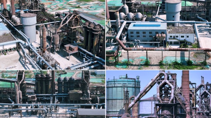 倒闭国有企业钢厂炼钢高炉