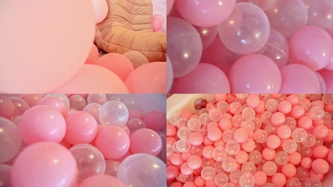 粉红系球体创意空间DP点设计