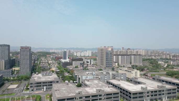 重庆科学城、重庆高新区西永微电园航拍