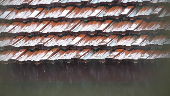 雨 大雨 雨滴 屋檐 房檐 雨水升格