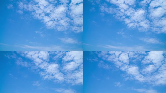 蓝天白云天空延时01