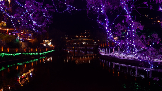 贵州西江千户苗寨夜景