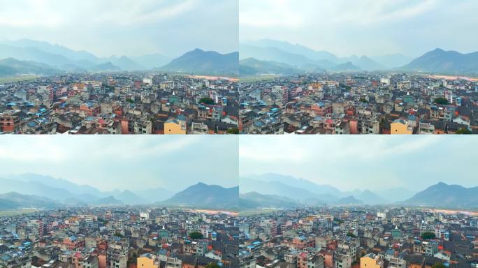 航拍宁德霍童古镇