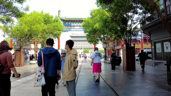 前门大街 大栅栏 延时摄影 北京地标建筑