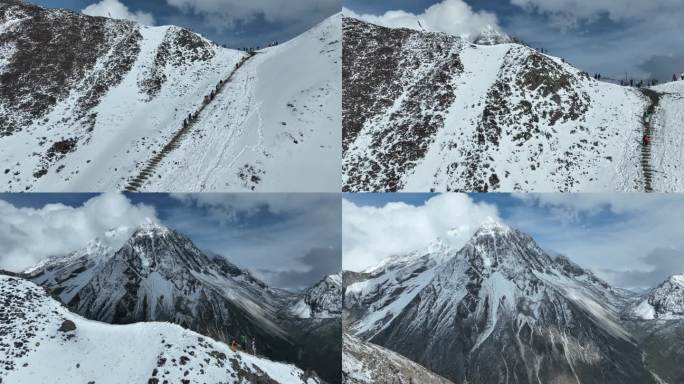 4K60fps航拍雅拉雪山01