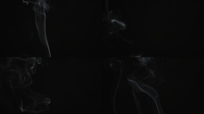 黑色背景 香烟 燃烧 烟雾