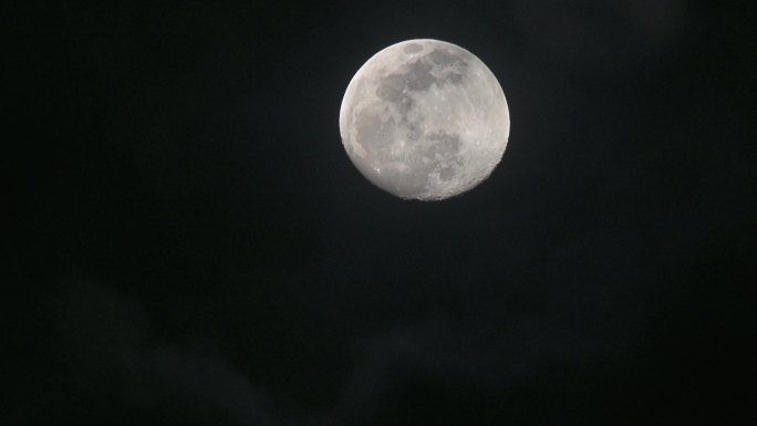 【4K】【60帧】夜景月亮