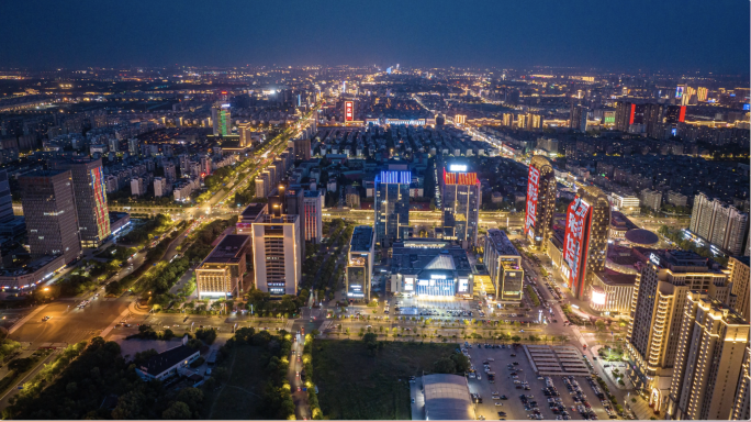 扬州地标夜景