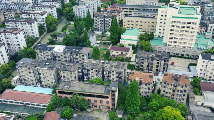 桐乡凤鸣小学拆迁地块航拍合集