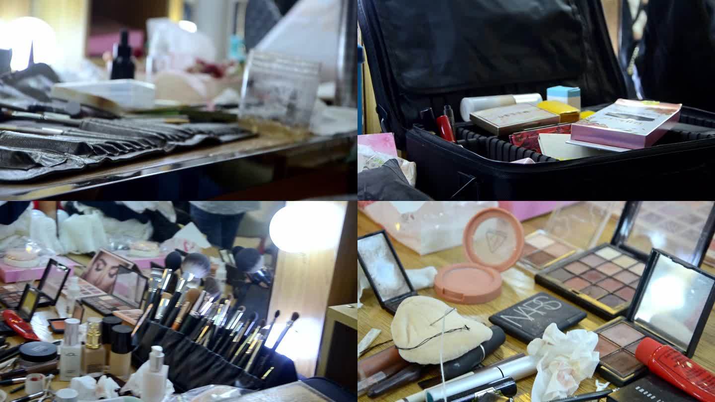 化妆间化妆美妆工具