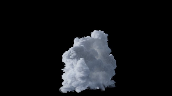 4K烟雾云层云雾素材（带Alpha）