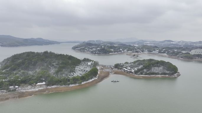 江苏溧阳天目湖4K航拍